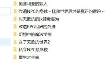 【RPG/PC/汉化】NPC系列   24部